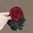 Wholesale Rose Fabric Large Intestine Hair Tie Fashion