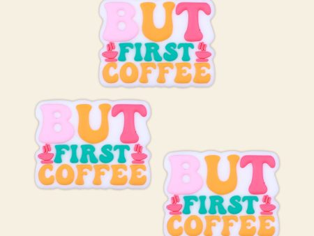 Wholesale 20pcs Silicone Cartoon Coffee Letters Beads Online