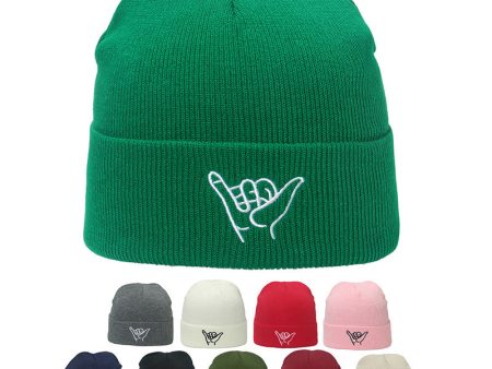 Wholesale Autumn and Winter 666 Gesture Embroidered Acrylic Beanie Fashion