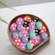 Wholesale 50PCSPolka Dot Cartoon Leopard Print Silicone Balls on Sale