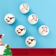 Wholesale 10PCS Christmas Decoration Wooden Beads DIY Children’s Round Beads Discount