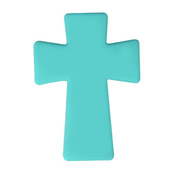 Wholesale 30 PCS DIY Cross Silicone Beads Online Hot Sale