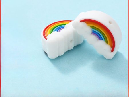 Wholesale Creative Cartoon Rainbow Diy Silicone Beads Sale