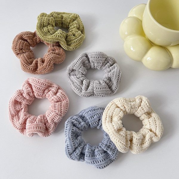 Wholesale Autumn and Winter Woolen Knitted Large Intestine Hair Ties Online Sale