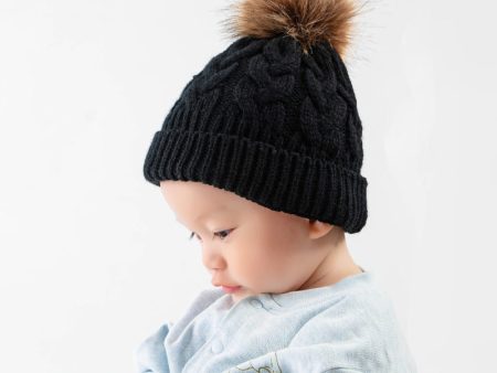 Wholesale Children s Autumn and Winter Hats Fur Ball Thickened Woolen Hat Discount