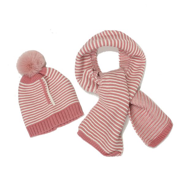 Wholesale Children s Knitted Hat Scarf Set Discount