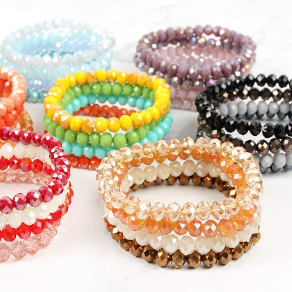 Wholesale DIY Crystal Colorful Elastic Bracelet Discount