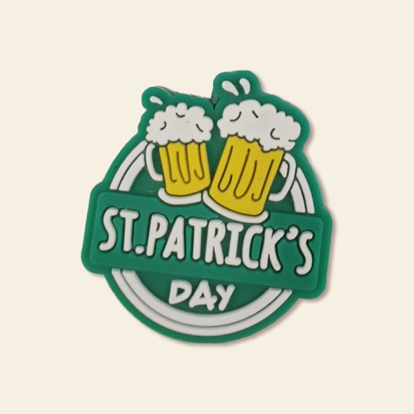 Wholesale 10pcs Patrick s Day Silicone Focal Beads For Sale