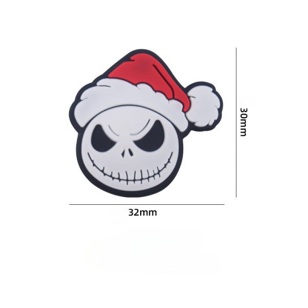 Wholesale Cartoon Santa Claus Silicone Focal Beads Hot on Sale