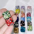 Wholesale Christmas Squares Colored Clay Beads Cheap