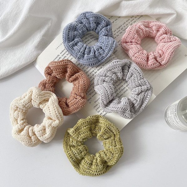 Wholesale Autumn and Winter Woolen Knitted Large Intestine Hair Ties Online Sale