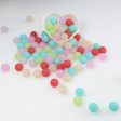 Wholesale 50 PCS DIY Silicone Fine Glitter Beads Supply