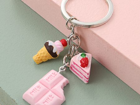 Wholesale 10PCS Resin Ice Cream Keychain Online now