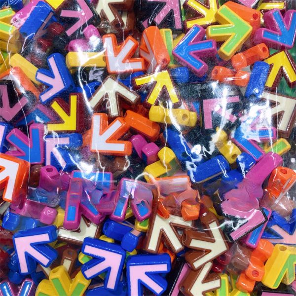 Wholesale 200PCS DIY Acrylic Arrow Beads For Sale