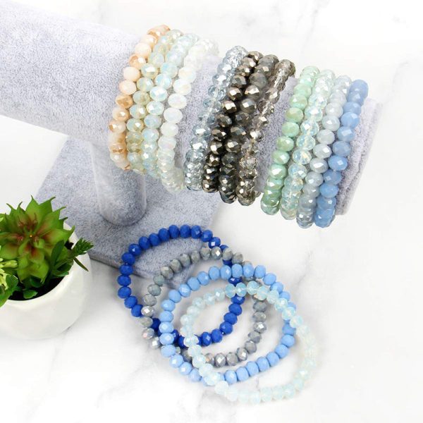 Wholesale DIY Crystal Colorful Elastic Bracelet Discount