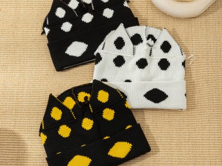 Wholesale Cute Cat Ears Knitted Hat Children s Cold-proof and Warm Woolen Hat Online now