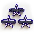 Wholesale 10PCS Cowboys Silicone Beads For Cheap