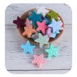 Wholesale 20PCS DIY Pentagram Silicone Beads Fashion