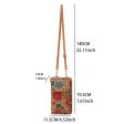 Wholesale Vintage Bohemian Style Wallet, Wood Grain Mobile Phone Bag, Zero PU Wallet on Sale