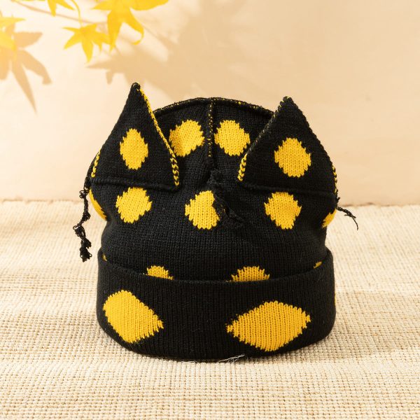 Wholesale Cute Cat Ears Knitted Hat Children s Cold-proof and Warm Woolen Hat Online now