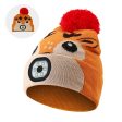 Wholesale Led Rechargeable Removable and Washable Children s Luminous Outdoor Warm Knitted Hat Cheap