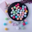 Wholesale 10PCS 16mm Wooden Cotton Thread Crochet Yarn Balls Online Sale