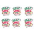 Wholesale 10PCS Silicone Valentine s Day LOVE Silicone Beads Fashion