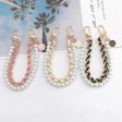 Wholesale Double Chain Pearl Mobile Phone Lanyards Supply