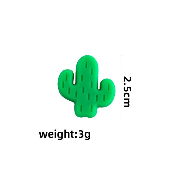 Wholesale 3PCS DIY Cactus Silicone Beads For Discount