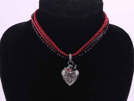 Wholesale 12PCS Beer Festival Alloy Heart Necklaces For Discount