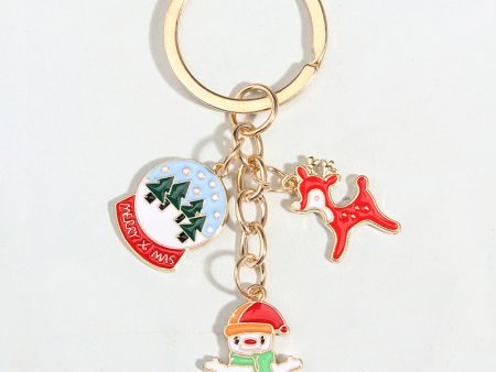 Wholesale 10PCS Christmas Tree Zinc Alloy Keychain For Cheap