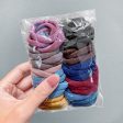 Wholesale Candy Color Fabric Hair Rope Set Fashion