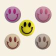 Wholesale 10PCS Colorful Smile Face Silicone Beads Fashion