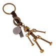 Wholesale Mobile Robot Cowhide Keychains on Sale