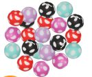 Wholesale 50PCSPolka Dot Cartoon Leopard Print Silicone Balls on Sale