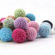 Wholesale 10PCS 16mm Wooden Cotton Thread Crochet Yarn Balls Online Sale