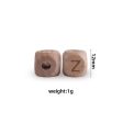 Wholesale 20PCS 26 English Letters DIY Wooden Beads on Sale