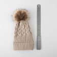 Wholesale Children s Autumn and Winter Hats Fur Ball Thickened Woolen Hat Discount