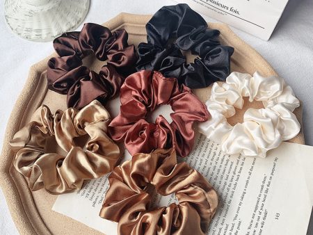 Wholesale Solid Color Fabric Large Intestine Hair Tie Online Hot Sale