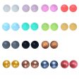 Wholesale 50 PCS DIY Silicone Fine Glitter Beads Supply