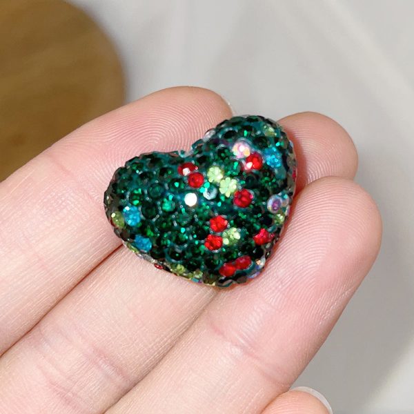 Wholesale Christmas Colorful Straight Hole Full Drill Clay Beads Online