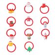 Wholesale Christmas Series Fabric Hair Loops Discount