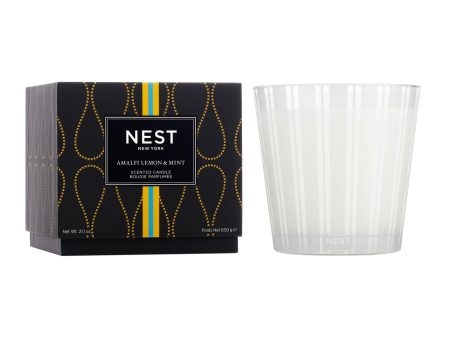 Amalfi Lemon & Mint 3-Wick Candle For Discount