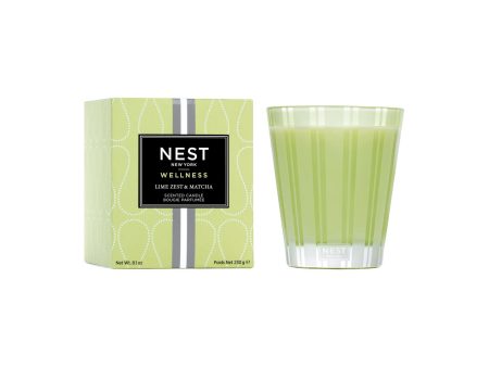 Lime Zest & Matcha Classic Candle Hot on Sale