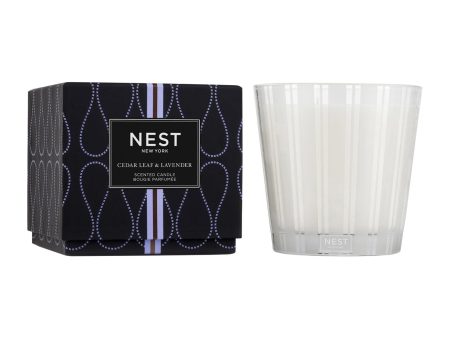 Cedar Leaf & Lavender 3-Wick Candle Online Sale